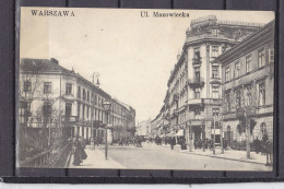 VARSOVIE UL MAZOWIECKA - Pologne