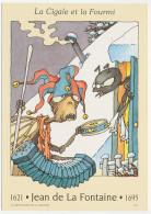 Postal Stationery / Postmark France 1996 Jean De La Fontaine - The Ant And The Grasshopper - Fiabe, Racconti Popolari & Leggende