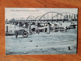 Pologne , Neue Narewbrücke Bei Ostrolenka ,cachet Bahnhof  Rare - Pologne