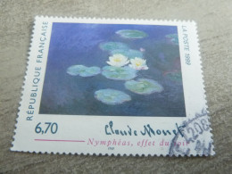 Claude Monet (1840-1926) Nymphéas, Effet Du Soir - 6f.70 - Yt 3247 - Multicolore - Oblitéré - Année 1999 - - Gebraucht