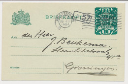 Briefkaart G. 173 A II Amsterdam - Groningen 1924 - Postwaardestukken