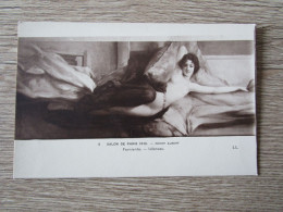 SALON DE PARIS  1919 PENOT ALBERT FARNIENTE IDLENESS FEMME NUE ALLONGEE - Malerei & Gemälde