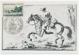 Maximum Card France 1952 Mail Coach - Horse - Other & Unclassified