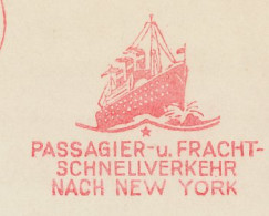 Meter Cut Deutsches Reich / Germany 1930 Passenger Ship - Liner - United States Lines - Barche