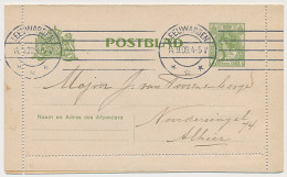 Postblad G. 13 Locaal Te Leeuwarden 1909 - Material Postal