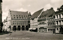 73550808 Minden Westfalen Marktplatz Mit Neuem Rathaus Minden Westfalen - Minden