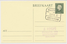 Treinblokstempel : Maastricht - Amsterdam C 1970 - Sin Clasificación