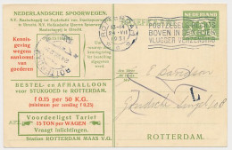 Spoorwegbriefkaart G. NS228 B - Locaal Te Rotterdam 1931 - Postal Stationery