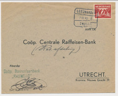 Treinblokstempel : Leeuwarden - Zwolle H 1943 - Non Classés
