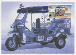 Maximum Card Thailand 1997 Tuk Tuk  - Motorfietsen