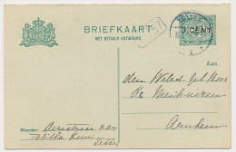 Briefkaart G. 97 I Zetten - Arnhem 1918 - Entiers Postaux