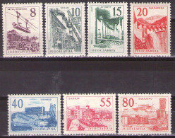 Yugoslavia 1959 - Industry And Architecture - Mi 891-897 - MNH**VF - Nuevos