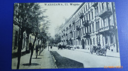 WARSZAWA , Ulica). Wiejska S/ Carte Pour Paris 1911-expéd. Rue Leszno. - Polonia