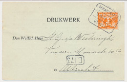 Treinblokstempel : S Gravenhage - Utrecht V 1926 - Non Classificati