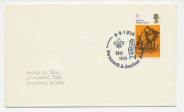 Cover / Postmark GB / UK 1970 Scouting - Otros & Sin Clasificación