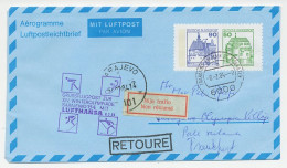 FFC / First Flight Cover Germany 1984 Winter Olympic Games 1984 - Ice Skating - Skiing - Bobsleigh  - Andere & Zonder Classificatie