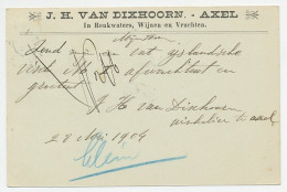 Firma Briefkaart Axel 1904 - Reukwater - Wijn - Vruchten - Non Classés
