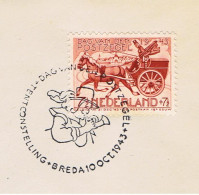 Pays-Bas / 1943 / Journée Du Timbre à Breda - Storia Postale