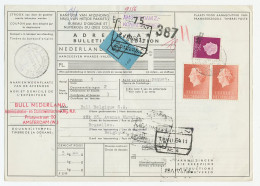 Em. Juliana Pakketkaart Amsterdam - Belgie 1964 - Unclassified