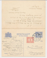 Briefkaart G. 93 I /Bijfrank.Akersloot - Westgraftdijk 1918 V.v. - Material Postal
