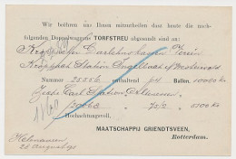 Briefkaart G. 27 Particulier Bedrukt Rotterdam - Duitsland 1891 - Ganzsachen