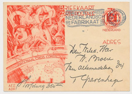Briefkaart G. 235 Amsterdam - S Gravenhage 1933 - Ganzsachen