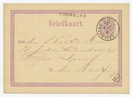 Naamstempel Voorburg 1877 - Cartas & Documentos
