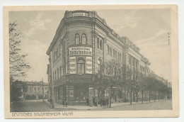 Fieldpost Postcard Germany / Lithuania 1917 Soldiers Home - WWI - 1. Weltkrieg