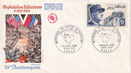 FDC 08/05/1970: Maréchal DE LATTRE DE TASSIGNY - Y&T N° 1639 - 1970-1979