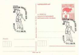 UNGHERIA HUNGARY MAGYAR - 1973 MISKOLC Torneo Universitario BASKET Pallacanestro Su Cartolina Postale CP - 6957 - Basketball
