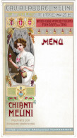 Menu 133x243 Mm, Chianti Melini, Firenze - Menu