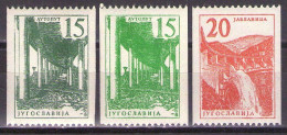 Yugoslavia 1959 - Industry And Architecture Coil Stamps - Mi 898-899a,b - MNH**VF - Unused Stamps