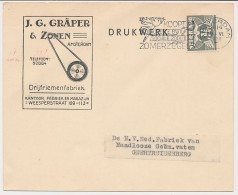 Firma Briefkaart Amsterdam 1938 - Drijfriemenfabriek Prijslijst  - Ohne Zuordnung