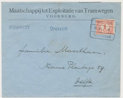 Firma Envelop Mij. Tot Exploitatie Van Tramwegen Voorburg 1913 - Sin Clasificación