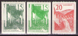 Yugoslavia 1959 - Industry And Architecture Coil Stamps - Mi 898-899a,b - MNH**VF - Unused Stamps