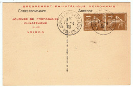 Exposition De Propagande Philatélique / Voiron 1938 - Gedenkstempel