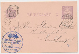 Briefkaart Bergum 1888 - Boomkwekerij - Zonder Classificatie