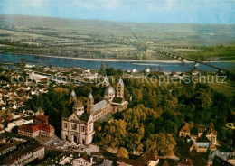 73549948 Speyer Rhein Fliegeraufnahme Mit Dom Und Rheinbruecke Speyer Rhein - Speyer