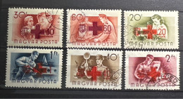 1957  Hungary  Red Cross Used Stamps - Gebruikt