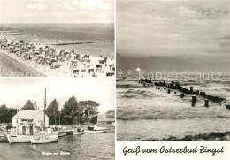 73549908 Zingst Ostseebad Strand Hafen Am Strom Sturmflut Zingst Ostseebad - Zingst