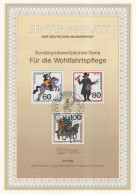 Germany Deutschland 1989-30 Fur Die Wohlfahrtspflege, Postman Post Horse Horses, Canceled In Bonn - 1981-1990