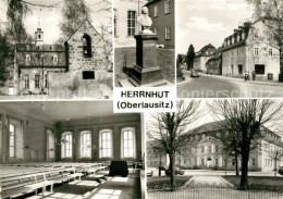 73549871 Herrnhut Kirchensaal Glockenstuhl Zinzendorfdenkmal Comenisusstrasse Fo - Herrnhut