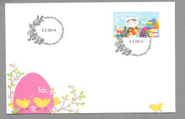 2014 FDC Easter Surprice Finland Finnland Finlande - FDC