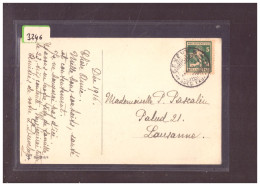 CARTE AVEC TIMBRE PRO JUVENTUTE 1916 - Storia Postale