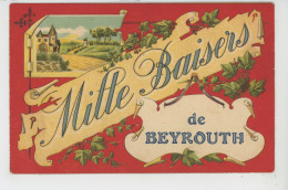 ASIE - LIBAN - LEBANON - BEYROUTH - Jolie Carte Fantaisie " Mille Baisers De BEYROUTH " - Lebanon