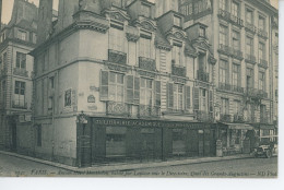 CPA Paris Quai Des Grands Augustins - The River Seine And Its Banks