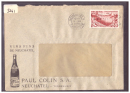 LETTRE A ENTÊTE - NEUCHATEL - VINS PAUL COLIN S.A. - Lettres & Documents