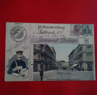 KATTOWITZ POSTSTRASSE BLICK NACH DEN FRIEDRICHSPLATZ FACTEUR - Polen