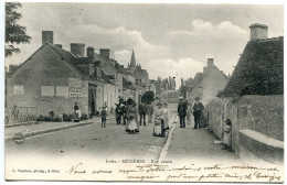 Pionnière Voyagé 1903 * MÉZIÈRES ( Indre ) Rue Neuve ( Très Belle Animation ) Photo G. Tanchou - Sonstige & Ohne Zuordnung