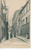 CPA Paris Paris Historique Vieux Montmartre La Rue St Rustique - Loten, Series, Verzamelingen